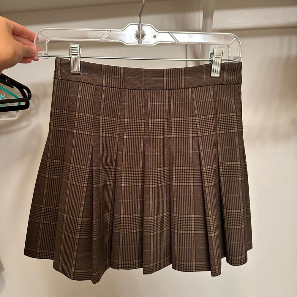 Aritzia Sunday Best Olive Micro Skirt